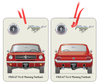 Ford Mustang Fastback 1965-67 Air Freshener